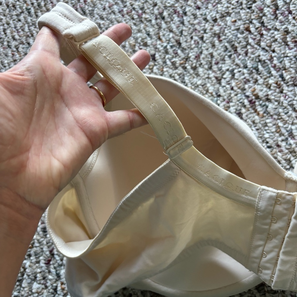Cacique 50DD Lane Bryant Lightly Lined Full Coverage Bra Nude Underwire Classic - Picture 6 of 14